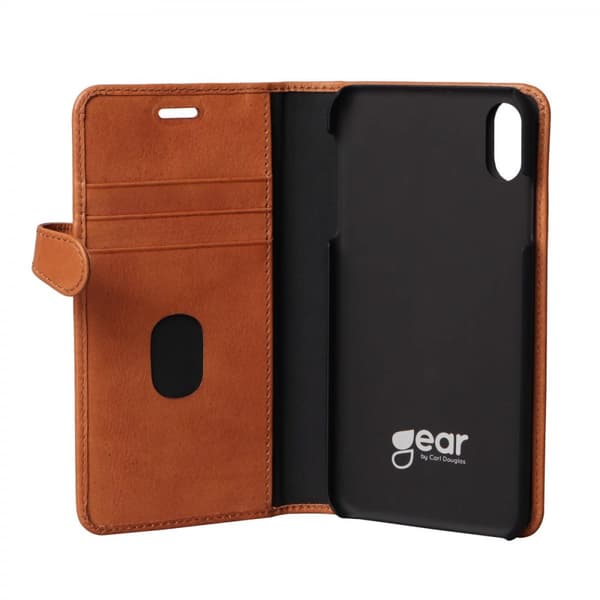 Buffalo iPhone Xs Max Etui 2in1 Magnet Case Cognac