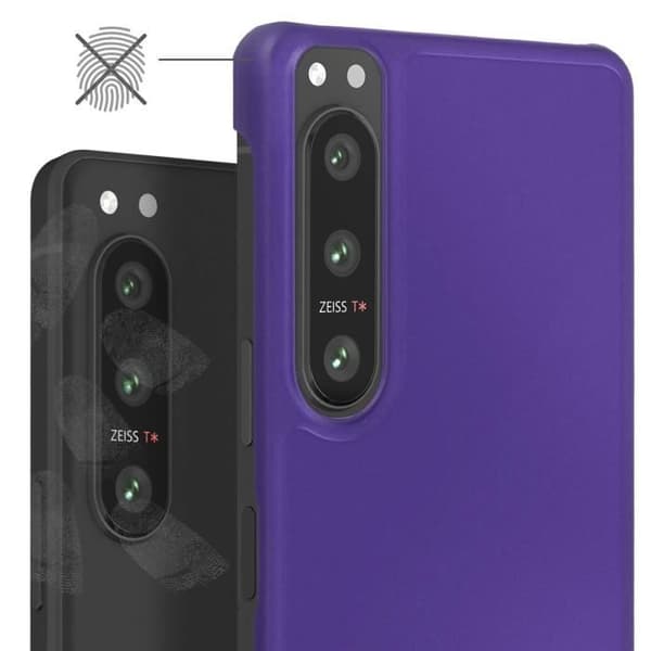 Fodral till Sony Xperia 1 VI Anti-Fingerprint Polycarbonate Dark Purple
