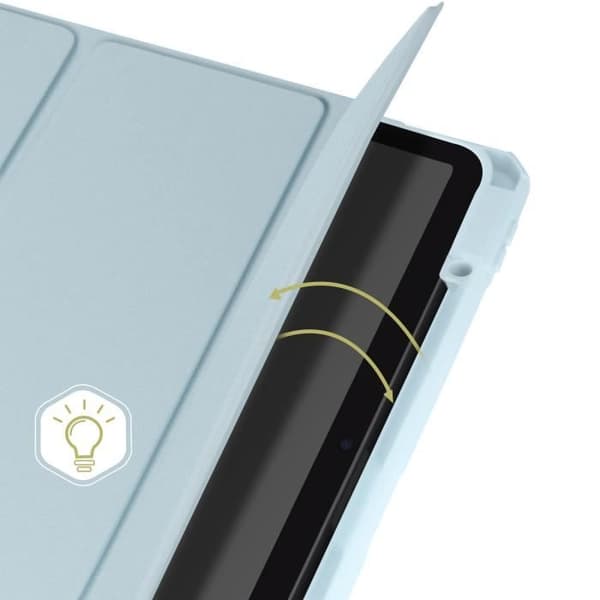 Fodral för iPad Air 13 2024 - AVIZAR - Videostöd / Tangentbord - Blå - Syntetiskt