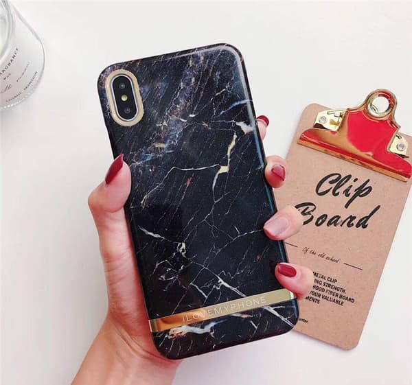 I.L.M.P. iPhone X/Xs etui Marmor