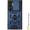 Miniatyrbild 1 av 4: Fodral till Samsung Galaxy S24 Ultra Ring Sliding Camera Cover Mayaxess Midnight Blue