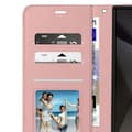 Miniatyrbild 3 av 4: Plånboksfodral till Samsung S24 Ultra - MAYAXESS - Champagnerosa - Stativ och armbandsfunktion