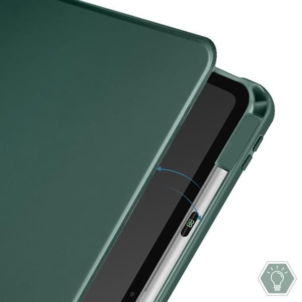 Fodral för iPad Air 11 2024 - AVIZAR - Flip Rotating Stand - Grön - Kameraskydd