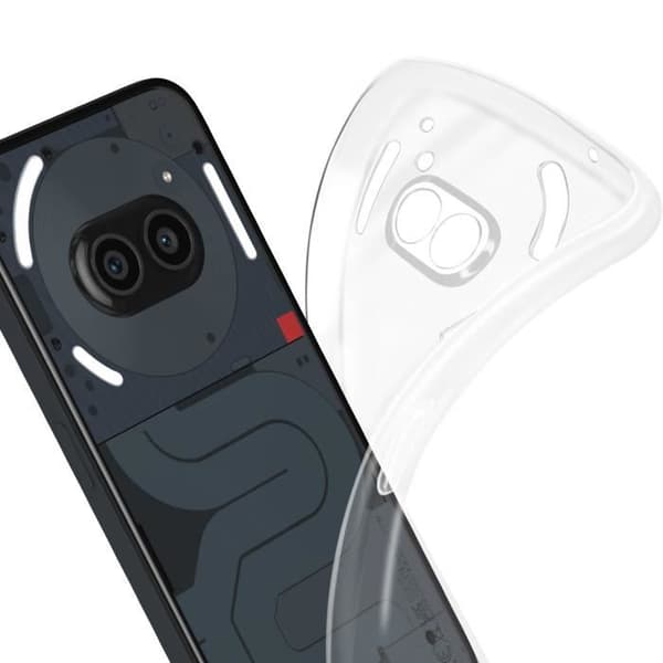 Fodral - AVIZAR - Nothing Phone 2a - Mjukt silikon - Smal design - Genomskinlig
