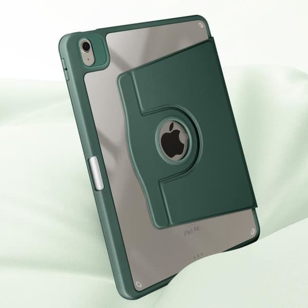 Fodral för iPad Air 13 2024 - AVIZAR - Flip Rotating Stand - Grön - Kameraskydd