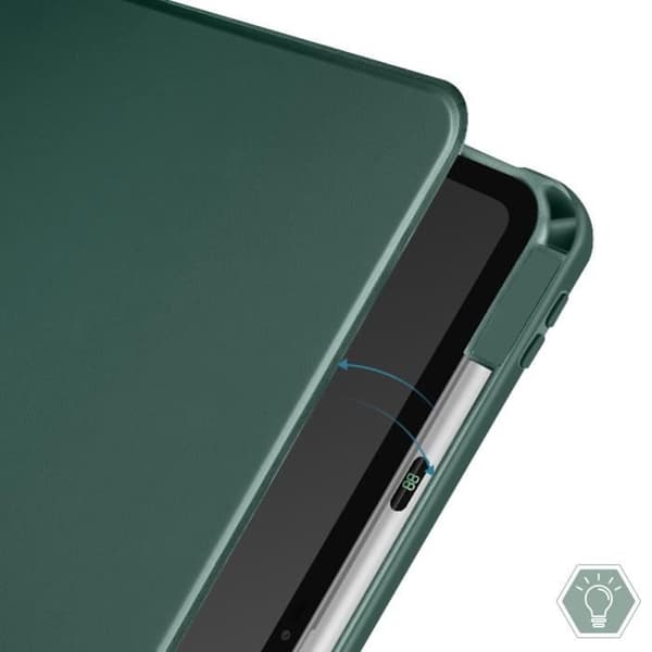 Fodral för iPad Air 13 2024 - AVIZAR - Flip Rotating Stand - Grön - Kameraskydd