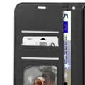 Miniatyrbild 3 av 4: Fodral för Samsung S24 Plånboksställ Funktion med handledsrem Mayaxess Svart