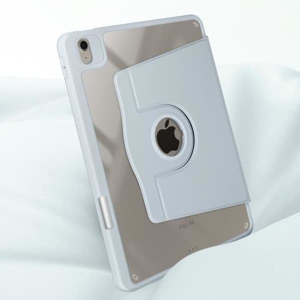 Fodral för iPad Air 11 2024 - AVIZAR - Flip Rotating Stand - Blå - Kameraskydd