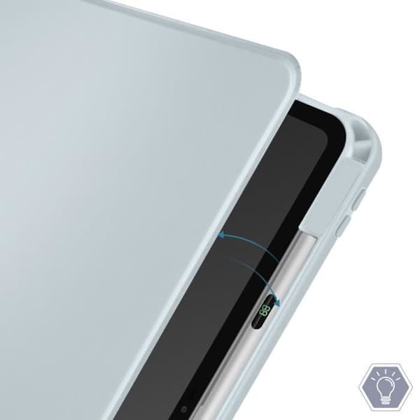 Fodral för iPad Air 11 2024 - AVIZAR - Flip Rotating Stand - Blå - Kameraskydd
