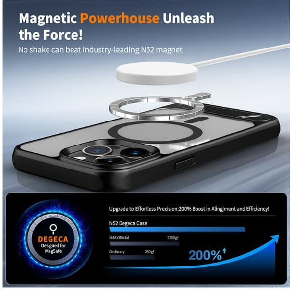 INF Puhelinkuori magneettitelineellä iPhone 15 -sarjalle iPhone 15
