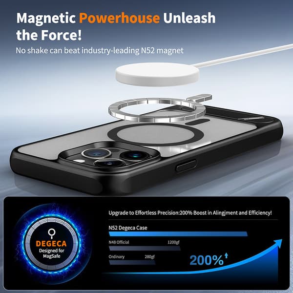 INF Puhelinkuori magneettitelineellä iPhone 15 -sarjalle iPhone 15