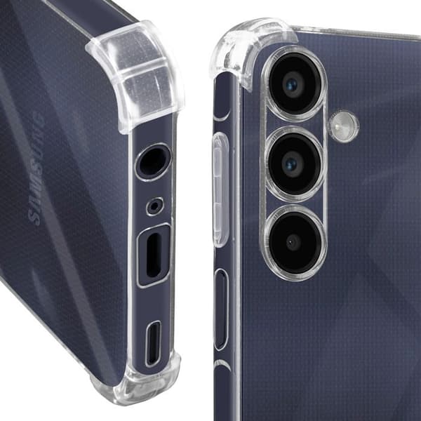 Coque Antichoc - Mayaxess - Samsung Galaxy A25 - Transparent - Semi-rigide - Design léger