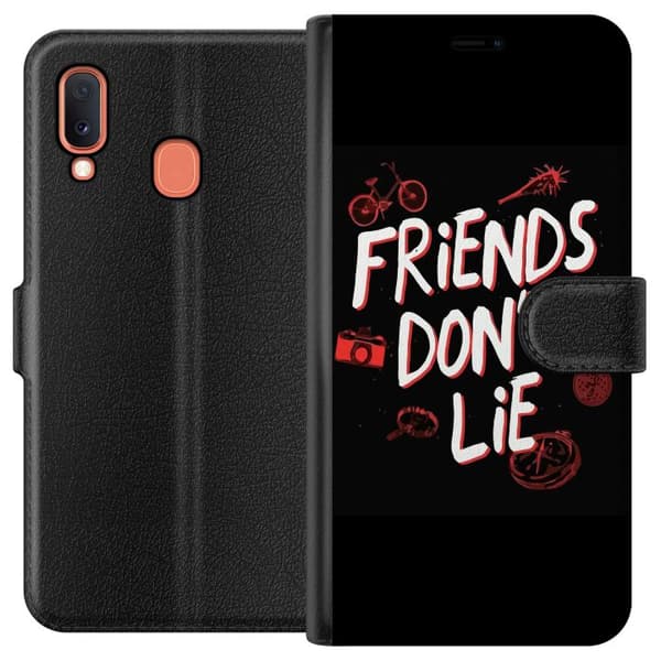 Samsung Galaxy A20e Plånboksfodral Stranger Things 2024