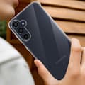 Miniatyrbild 3 av 4: Mjukt silikonfodral för Samsung Galaxy A55 Mayaxess Transparent