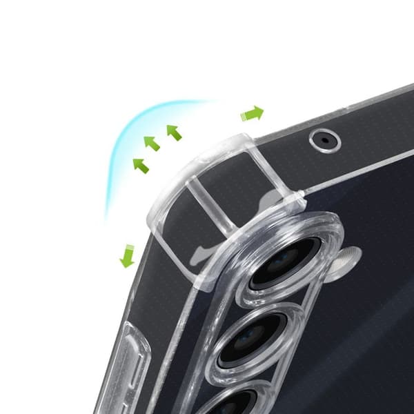 Mjukt silikonfodral för Samsung Galaxy A55 Mayaxess Transparent