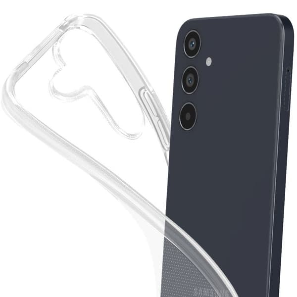 Mjukt silikonfodral för Samsung Galaxy A55 Mayaxess Transparent