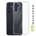 Miniatyrbild 1 av 4: Mjukt silikonfodral för Samsung Galaxy A55 Mayaxess Transparent