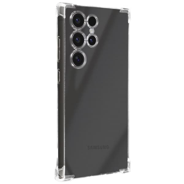 Coque Antichoc - MAYAXESS - Samsung Galaxy S24 Ultra - Transparent - Förstärkta Hörn - Lätt Design