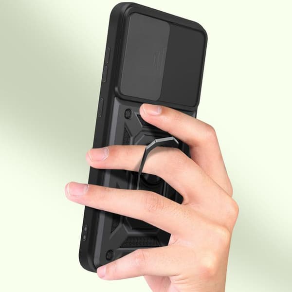 Telefonfodral - MAYAXESS - Samsung Galaxy A55 - Hård - Syntetisk - Svart