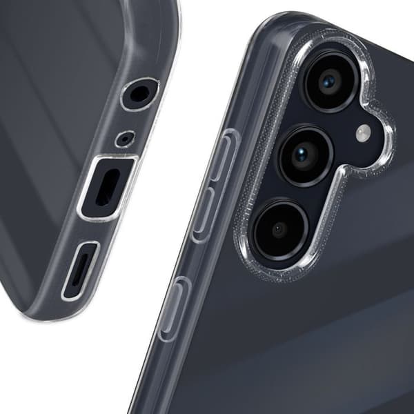 Skyddspaket för Samsung Galaxy A35 5G - MAYAXESS - Fodral och 9H härdat glas - Genomskinlig