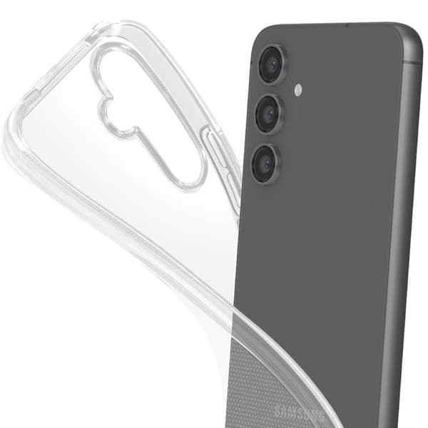 Siliconefodral - Mayaxess - Samsung Galaxy S23 FE - Transparent - Stötskydd - Lätt design
