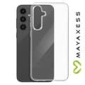 Miniatyrbild 1 av 4: Siliconefodral - Mayaxess - Samsung Galaxy S23 FE - Transparent - Stötskydd - Lätt design