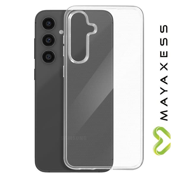 Siliconefodral - Mayaxess - Samsung Galaxy S23 FE - Transparent - Stötskydd - Lätt design