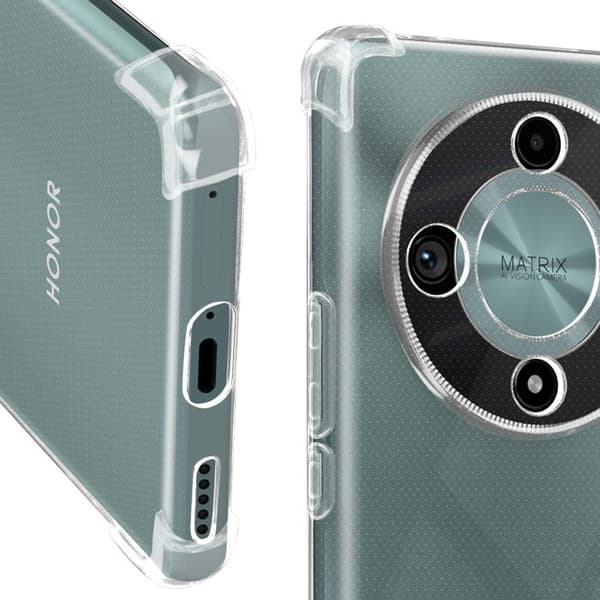 Silikonskal - Mayaxess - Honor Magic 6 Lite - Transparent - Lätt skydd - Modern design