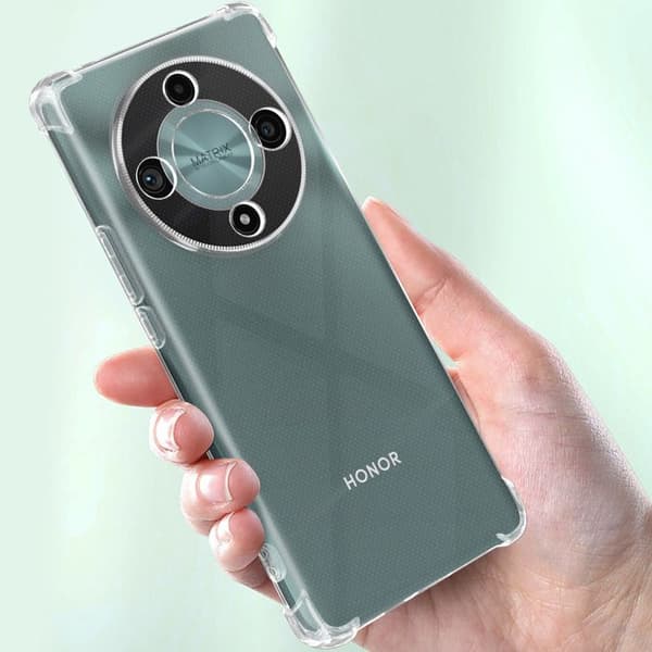 Silikonskal - Mayaxess - Honor Magic 6 Lite - Transparent - Lätt skydd - Modern design