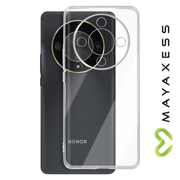 Silikonskal - Mayaxess - Honor Magic 6 Lite - Transparent - Lätt skydd - Modern design