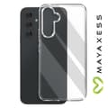Miniatyrbild 1 av 4: Mobilskal - MAYAXESS - Samsung Galaxy A54 - Mjuk Silikon - Transparent - Förhöjda Kantar