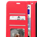 Miniatyrbild 3 av 4: Fodral till Samsung A55 - MAYAXESS - Funktion för plånboksställ - Röd