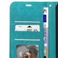 Miniatyrbild 3 av 4: Fodral till Honor 90 Smart - MAYAXESS - Turkos - Funktion för plånboksställ med handledsrem