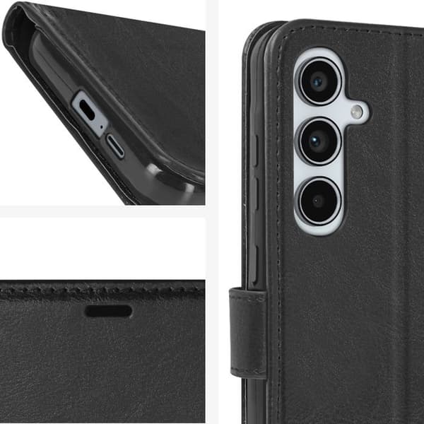 Fodral till Samsung A55 - MAYAXESS - Plånboksställ Funktion - Svart