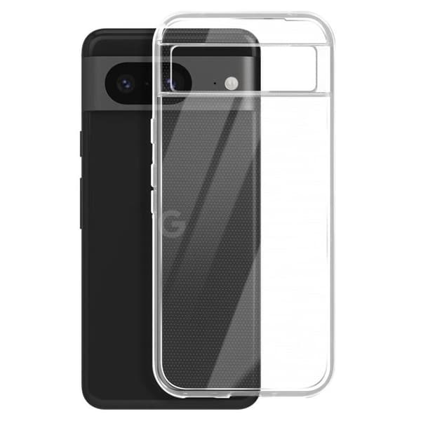 Mjukt silikonfodral för Google Pixel 8 Mayaxess Transparent