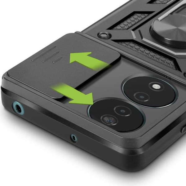 Coque - Mayaxess - Honor 90 Smart - Hård - Stötsäker - Glidande kameraskydd
