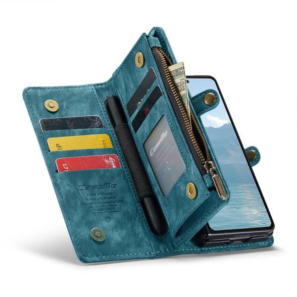 CaseMe mobilcover 008 5-kort Samsung Galaxy Z Fold 6 - Blå