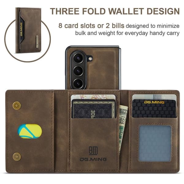 DG-Ming M2 kuori Samsung Galaxy Z Fold 6 - Coffee