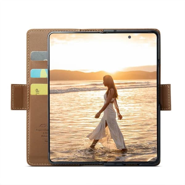 CaseMe puhelimenkotelo 023 Samsung Galaxy Z Fold 6 - Ruskea