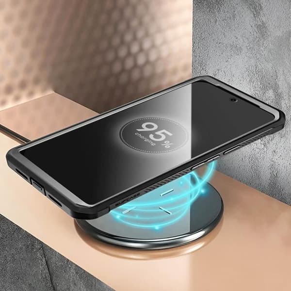 Helt fodral - SUPCASE - Unicorn Beetle Pro - Stötsäker - Stöd för stöd - Google Pixel 8a Black