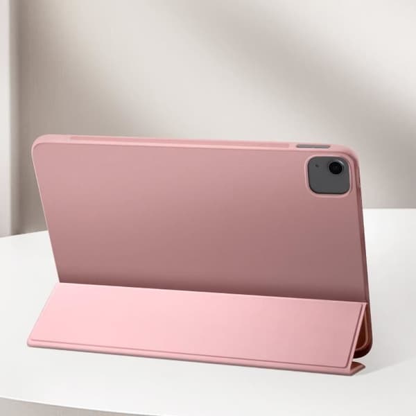 AVIZAR iPad Air 13 2024 Fodral - Vikbar flik Flerpositionsstöd - Rosa