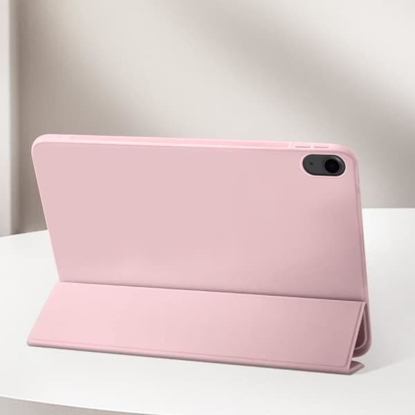 Fodral för iPad Air 11 2024 Foldable Flip Multi-position Stand Powder Pink