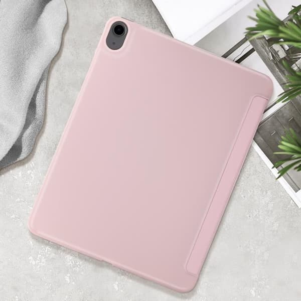Fodral för iPad Air 11 2024 Foldable Flip Multi-position Stand Powder Pink