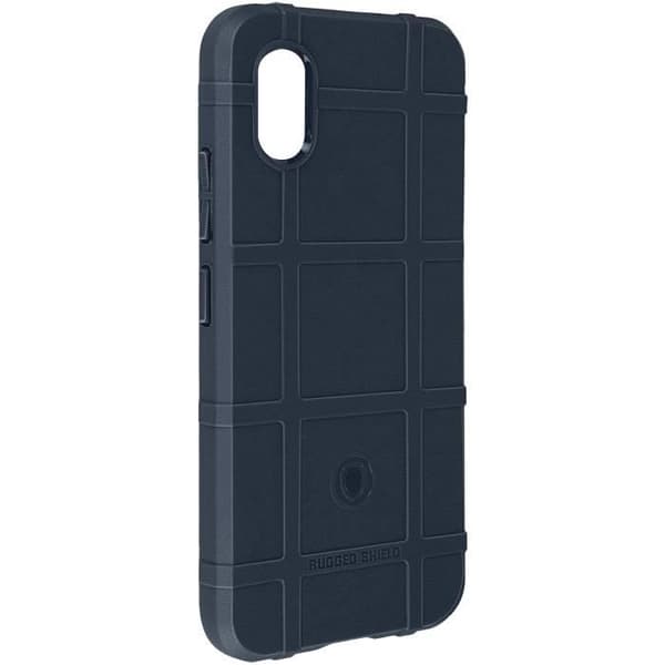 Fodral till Samsung Galaxy Xcover 7 Silikon Stötsäkert präglat mönster midnattsblå