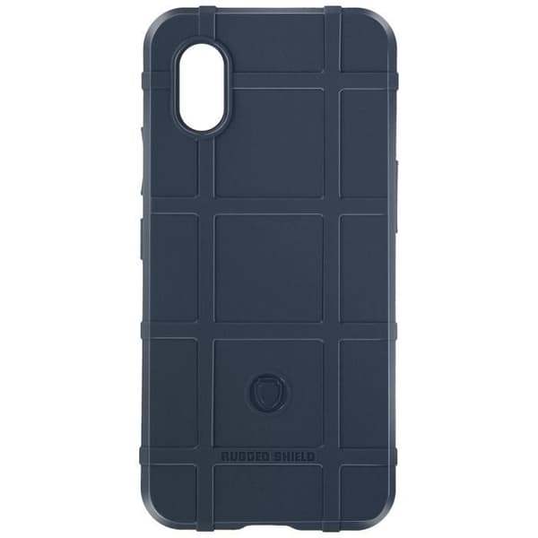 Fodral till Samsung Galaxy Xcover 7 Silikon Stötsäkert präglat mönster midnattsblå