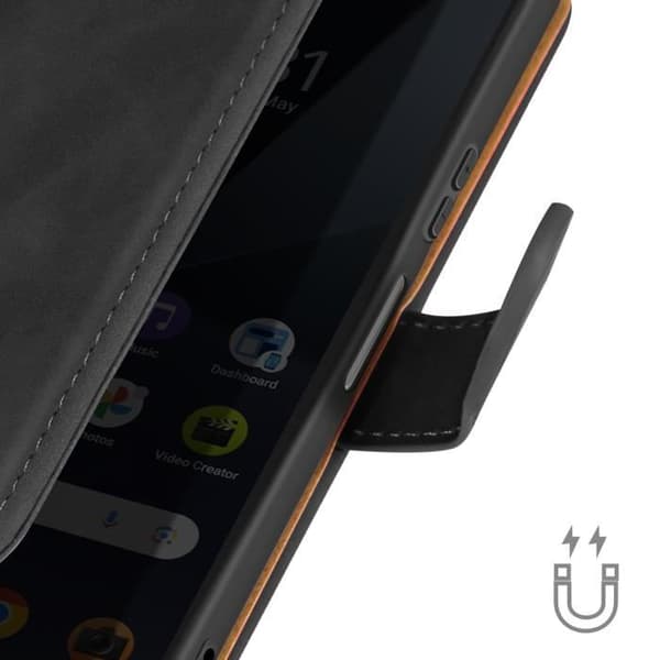 Fodral för Sony Xperia 10 VI - AVIZAR - Portföljskydd - Heltäckande skydd - Kortfack