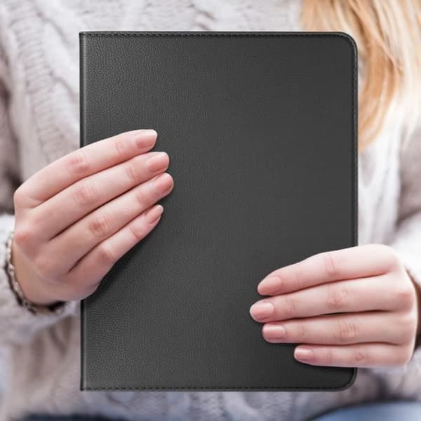 Flip-fodral för iPad Pro 11 2024 - AVIZAR - 360 Rotating Folio - Svart - Syntet