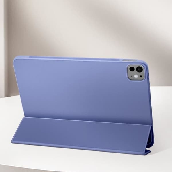 Fodral för iPad Pro 13 2024 - AVIZAR - Vikbart stöd för flera positioner - Lila - Syntet - Vuxen
