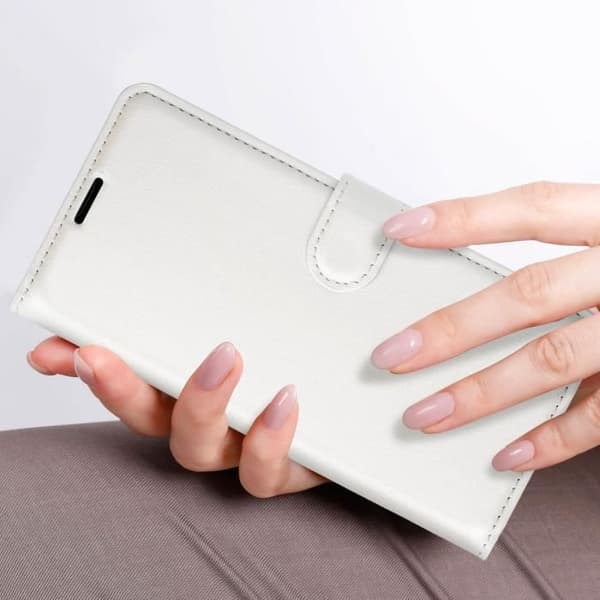 Etui för Sony Xperia 1 VI - AVIZAR - Portföljfickan med magnetflik - Vit