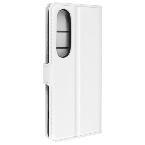 Etui för Sony Xperia 1 VI - AVIZAR - Portföljfickan med magnetflik - Vit